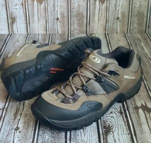 SALOMON Mens WATERPROOF Shoes GORE-TEX Brown SIZE 8